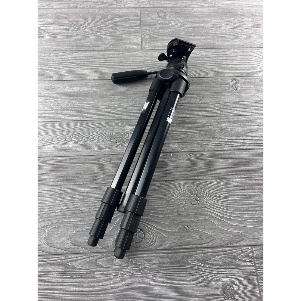 Manfrotto 390 Series Tripod 3405B Bogen Black Aluminum Camera Stand Italy